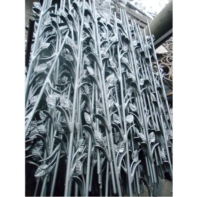 ornamental baluster wrought iron components hot forged