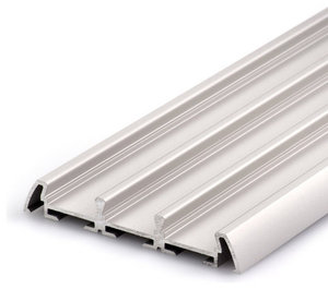 Sıva gömme montaj LED alüminyum profil led şerit ışık led alçıpan profil kanalı - Product Image 4