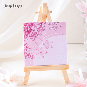 Joytop 000618批发樱花从不睡觉画架便签非常适合在旅途中便签便签