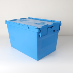 Ecommerce Delivery <strong>Logistic</strong> Relocation Packaging Moving Stackable <strong>Nesting</strong> Plastic Crates Storage <strong>Containers</strong> - Product Image 3