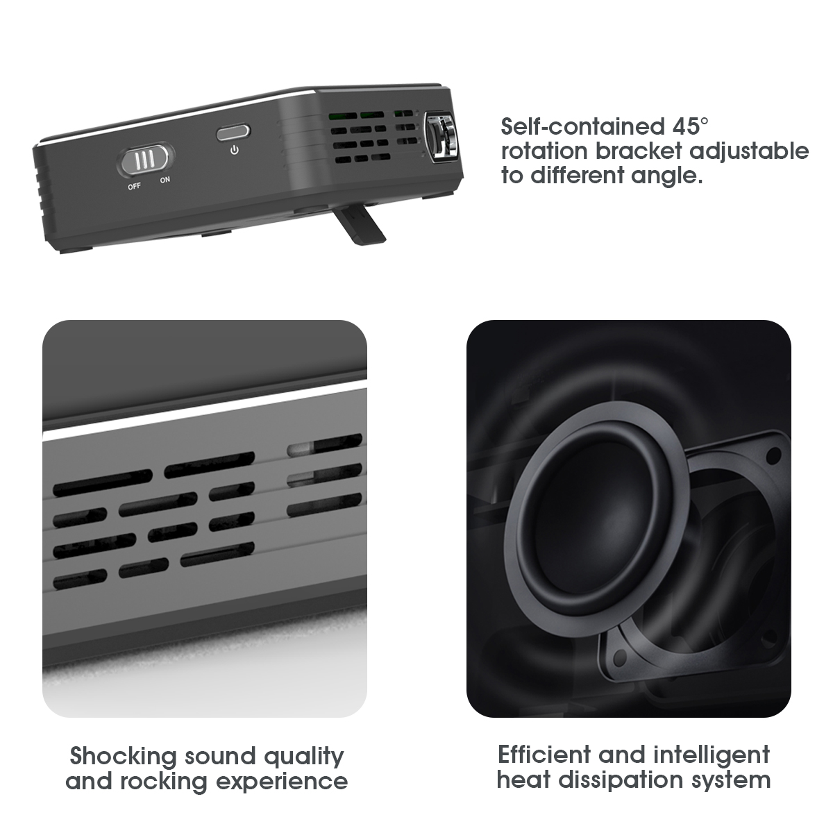 smart touch home portable projector mobile phone mini DLP pocket projector