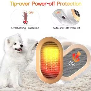 Calentadores eléctricos portátiles de 1200W para uso en interiores con 800W/1200W 2 niveles para elegir calentador de espacio pequeño para oficina