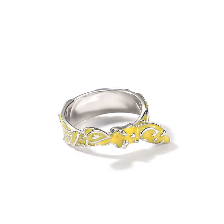 Huuwin — bague à motif de Bandana en laiton massif, nouvelle collection, anneau de doigt en forme de nœud, pour hommes et femmes