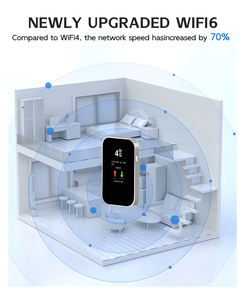 Black Rock 3000mAh Battery New Style Dual Band 2.4GHz SIM Card <strong>WiFi</strong> Mobile Router 4G LTE VPN Modem 300mbps Max. <strong>LAN</strong> Data - Product Image 4