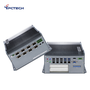 Fanless Compact I3/i5/i7 Embedded Industrial Pc Mini Box Pc 5LAN 8COM 10USB with Expansion Slot Win <strong>Linux</strong> <strong>Operating</strong> <strong>System</strong> - Product Image 1