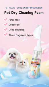 منظف للمخلب والشامبو بدون ماء للكلاب والقطط والشامبو الجاف للقدم oam <span class=keywords><strong>Magic</strong></span> Foam - Product Image 3