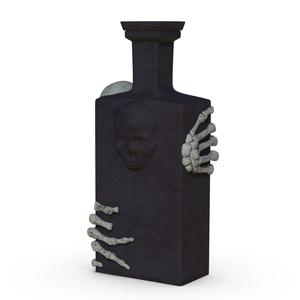 Biểu Tượng Tùy Chỉnh Sứ Alcohole Uống Whiskey Tequila Decanter Ngày Của Hộp Sọ Chết Rỗng Sang Trọng Màu Đen Mờ Gốm Rượu Vang Chai - Product Image 6