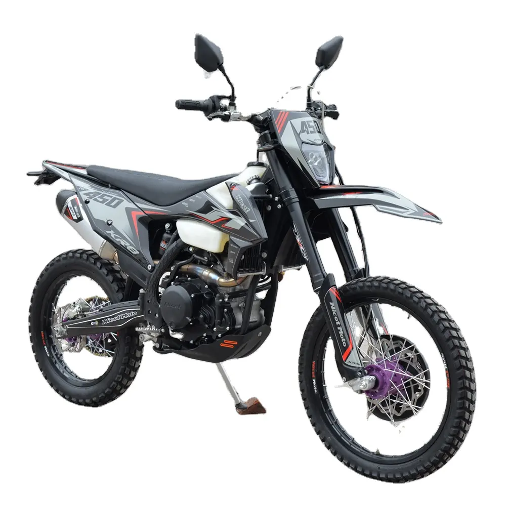 Nicot KF450NU 고품질 194MQ 450cc 먼지 자전거 Motocross 450cc 먼지 자전거 450cc 오프로드 오토바이 Zongshen NC450U 엔진