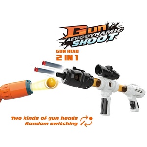 ชุดเกมยิงปืนอัดลมพร้อมปั๊มลม,2 In 1ปืนอัดลมหัวอ่อน - Product Image 2