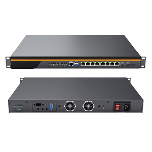 Funda de seguridad de red BKHD personalizada 1U Firewall 8 * GJ45 6 puertos SFP compatible con Intel I3 i5 i7 para Debian Centos Ubuntu Mikrotik - Product Image 2