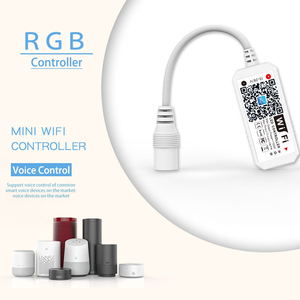 Смарт DC 12-24 В 100 Вт светодиодный Wi-Fi контроллер RGB 3-канальный PWM-сигнал Диммер приложение голосовой таймер управление музыкой для цветных ламп - Product Image 4