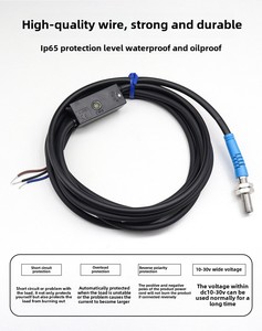 SLD Series Miniature Laser Photoelectric Switch 2mm Spot Size Cylindrical Diffuse Reflection Optical <strong>Sensor</strong> - Product Image 5