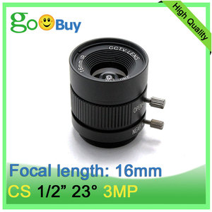 EFL 16mm 3MP <strong>CS</strong> <strong>Mount</strong> Industrial Camera Lens for 1/2&quot; Sensor CCTV Camera 23 Degree Manual Iris Machine Vision Lens - Product Image 2