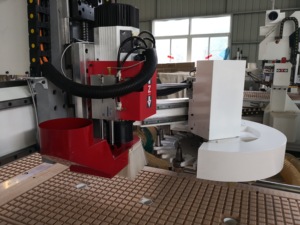 Hausser 4 * 8ft 3d Holz schnitzerei CNC Router ATC CNC Router Maschine Scheibe linear Auto Werkzeug wechsel für die Holz bearbeitung - Product Image 5