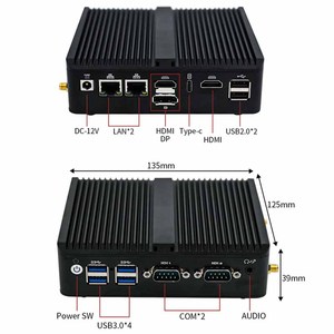 Firewall Router <strong>Quad</strong> <strong>Core</strong> Barebone Industrial Nuc Itx I226 Nas Fanless Intel N100 Mini Pc - Product Image 5