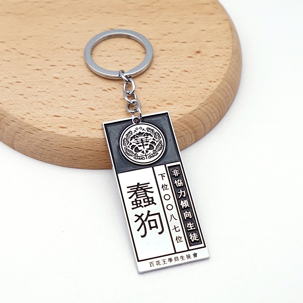 Stupid dog keychain