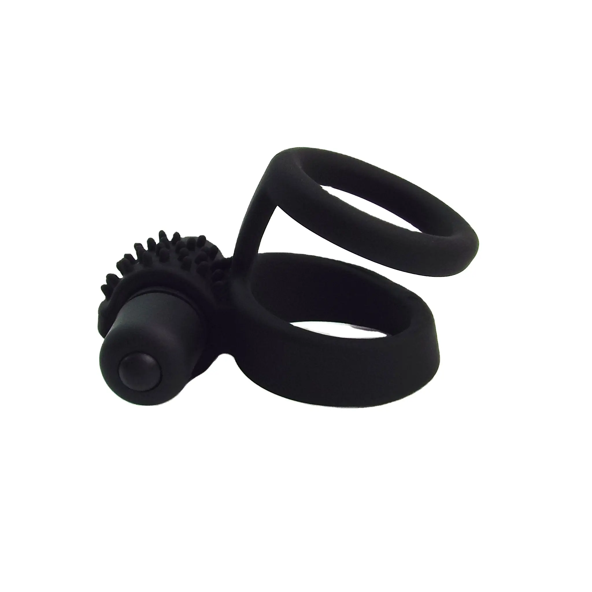 Sex toy silicone anello vibrante doppio cazzo anello manica pene anello vibratore per gli uomini