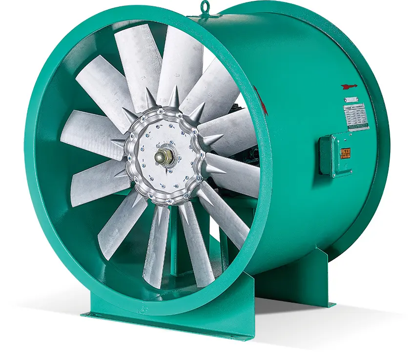 Ventilateur de Ventilation industriel de la série Abf pour la lutte contre l'incendie, Type à flux Axial, ventilateur d'extraction de fumée d'incendie