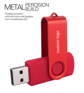 旋转USB 2.0/3.0闪存驱动器USB磁盘防水记忆棒2/4/6/8/16/32/64/128GB金属吊坠 - Product Image 4