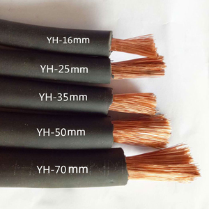 16mm 25mm 35mm 50mm <span class=keywords><strong>70mm</strong></span> 95mm2 120 185mm bakır kablo PVC/kauçuk/EPR elektrikli kılıflı kaynak kablosu
