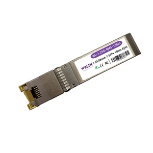 1000BASE-T SFP 1.25G Kupfer RJ45 100m Transceiver-Modul Weit kompatibel mit POE 4G 3G-Netzwerken RoHS-zertifiziert - Product Image 1