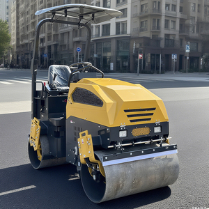 Máy lu đường nhỏ 3T, vận chuyển miễn phí, nhà máy Trung Quốc, máy lu đường đi bộ, bán máy lu đường mini - Product Image 2