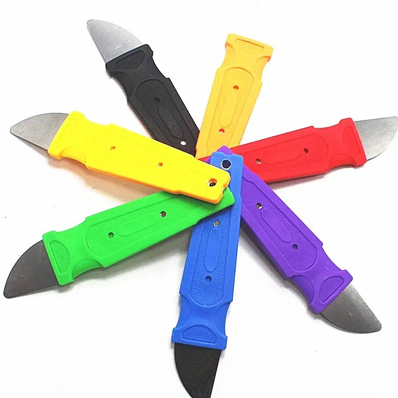 أفضل بيع 1 مجموعة 6 شفرات النقش الحرفية شرائح سكين 3D مسمار الفن الاكريليك أداة القطع
