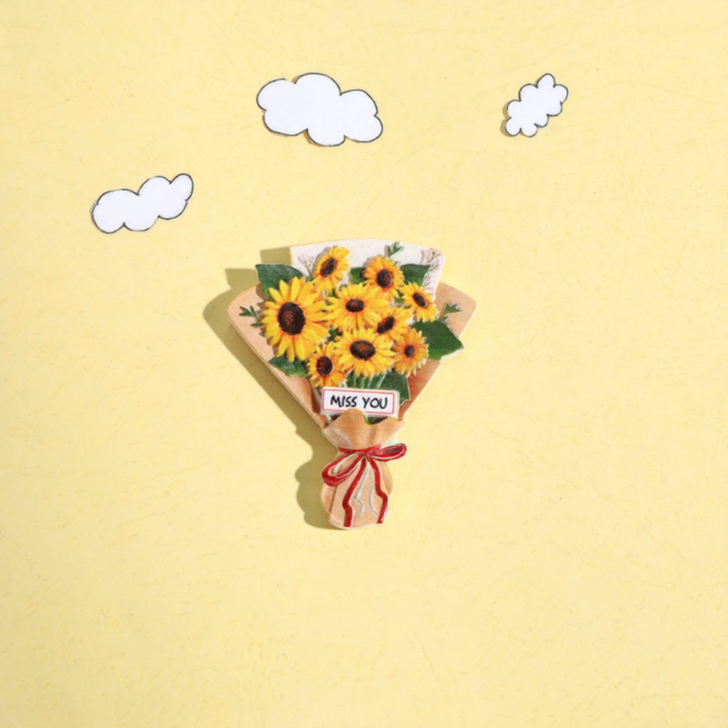 RED-A bunch of sunflowers