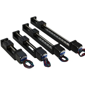 迷你T型滑台导轨线性舞台运输导向平台NEMA11 28MM步进电机z轴 - Product Image 1