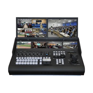Video Audio in Sync, grabación de video, transmisión en vivo RTMP, HD MI, consola mezcladora de estación de trabajo portátil SDI con tarjeta de memoria SD/TF - Product Image 1