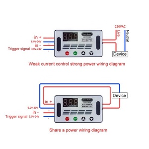 สวิตช์รีเลย์ตั้งเวลาดีเลย์ DC 12V DDC-431,ตัวควบคุมการหน่วงเวลาหน้าจอ LED ดิจิทัล MOS Y98E - Product Image 5