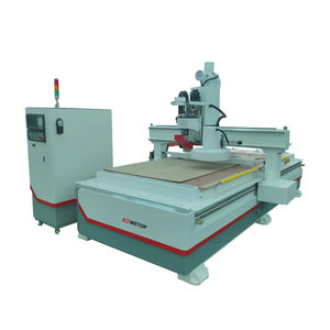 Wetop 3 Axis <strong>CNC</strong> <strong>Nesting</strong> Machine 9KW Auto Tool Change <strong>ATC</strong> <strong>Router</strong> for Wood Cutting Plywood Core Include Motor Pump for Furniture - Product Image 2