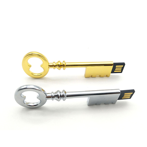 金属u盘8gb 16gb 32GB支持2.0 3.0钥匙闪存u盘定制钥匙形状2.0 u盘 - Product Image 5