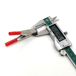 Grampo De Teste De Crocodilo De 15A 75mm Revestido De <strong>Com</strong> Botas De PVC alligator Clips