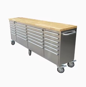 移动脚轮汽车工具箱工具箱托辊车库家用车库储物柜 - Product Image 1