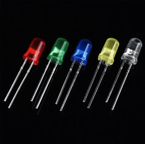 LEDランプF5LED信号灯5mmグリーン & イエロー505NM ~ 595NM - Product Image 3