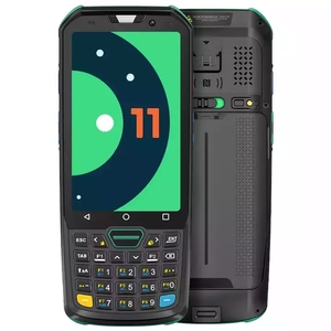 Venda quente IP68 Handheld PDA 4 Polegada Tela Android 13 4G Teclado Móvel Rugged Barcode Scanner Newland CM60 Motor WiFi