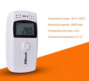 Elitech RC-4 USB <strong>Temperature</strong> <strong>Data</strong> <strong>Logger</strong> Recorder <strong>External</strong> <strong>Sensor</strong> 16000 Points Record Capacity <strong>Temperature</strong> Recorder - Product Image 2