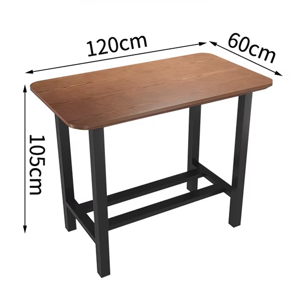 Mesa de restaurante rectángulo 02