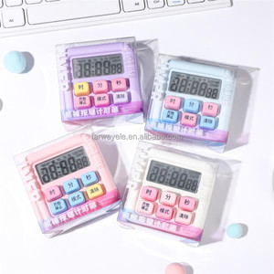 Carino Cubo Magnetico timer per Bambini di Produttività timer Mini display Lcd Elettronico Digitale Cucina Gestione del Tempo - Product Image 4