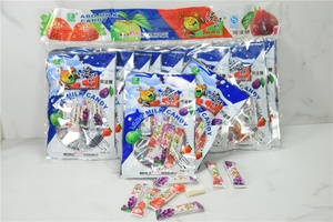自有品牌李子奶糖中国工厂OEM价格便宜中国梅花糖畅销休闲食品奶糖
