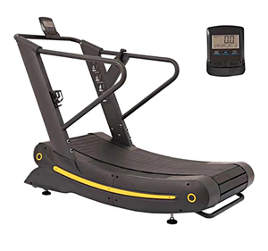 Kommerzielle nicht angetriebene Kurven laufmaschine Neue Fitness geräte mit manuell zusammen klappbarem Cardio-Funktions motorantrieb für Bewegung