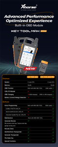 Xhorse VVDI <strong>Key</strong> Tool Max Pro With Vvdi Obd Function Work for Transponder Remote and Clone <strong>Key</strong> Reader Programming Machine