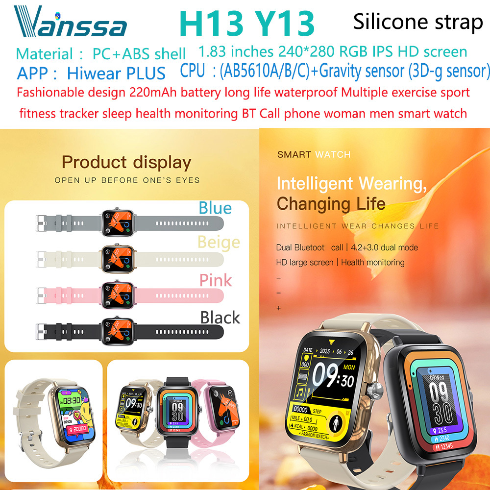 H13-Y13-sport-appel-téléphone-montre-intelligente