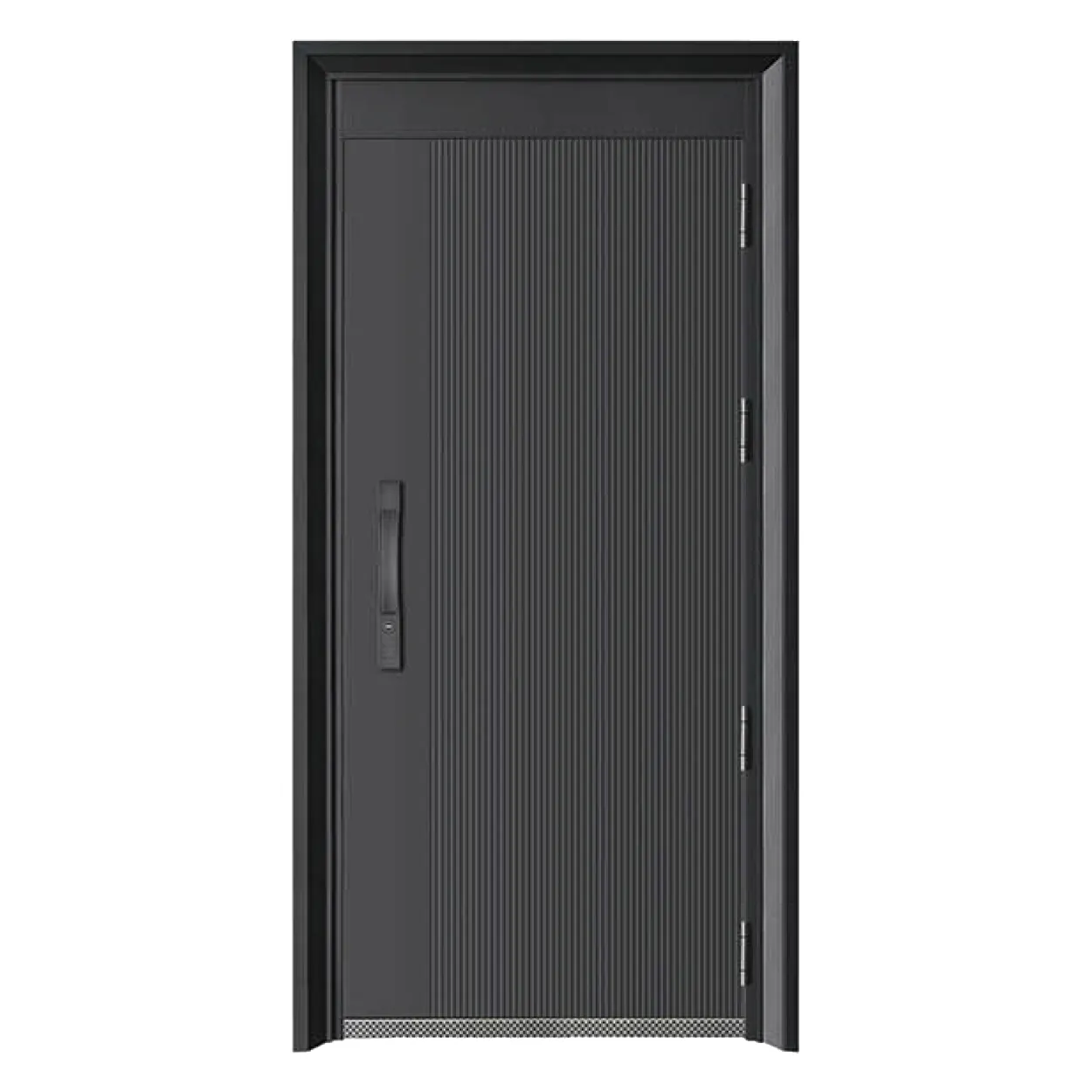 Hoja de puerta de 9cm de espesor para la entrada del hogar, puerta de acero de alta calidad en China