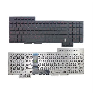 Fábrica de alta calidad para ASUS GX700 GX700V GX700VO ROG G701V G701VI G701VO retroiluminado con teclados de repuesto para portátiles de impresión roja - Product Image 1