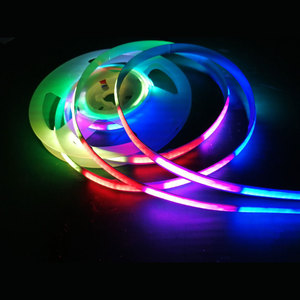 Brilliant Flexible <strong>Dream</strong> Color Changeable 720LED RGB COB <strong>LED</strong> Smart Strip Light with Musical Controller 5M/Roll - Product Image 2