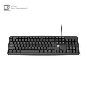 Teclado estándar con cable para ordenador de escritorio, venta al por mayor, de fábrica, barato, 2023