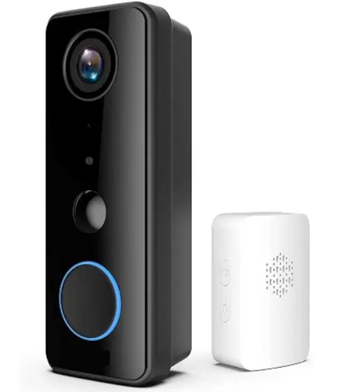 Il più nuovo campanello Video FHD 1080P WiFi + BLE campanello Wireless intelligente telecamera di sicurezza da 3mp Video in tempo reale e conversazione bidirezionale