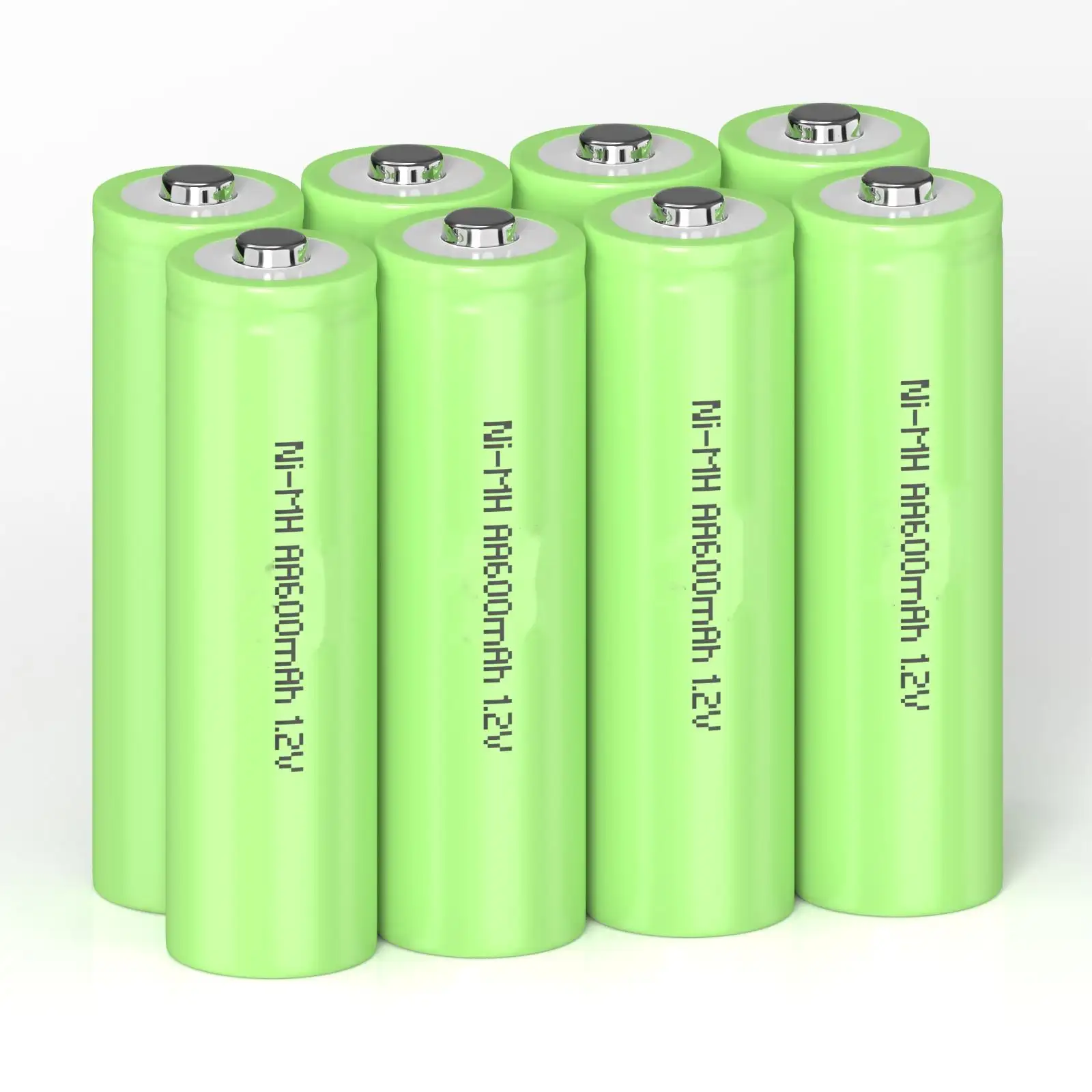 8/12/20PC AA סוללה 1.2v AA 600mah פנס חיצוני שמש אור נטענת NiMH סוללה